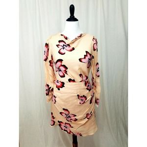 A.L.C. Women's Pink Grace Silk Floral Mini Dress